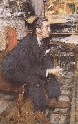 Edouard Vuillard Sam portrait oil painting artist